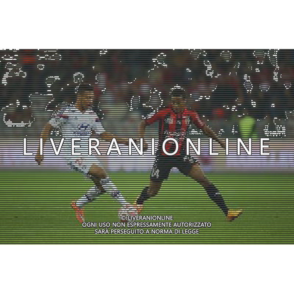 Corentin Tolisso / Alassane Plea - 01.11.2014 - Nice / Lyon - 12eme journee de Ligue 1 Photo : Manuel Blondeau / Icon Sport AG ALDO LIVERANI SAS ONLY ITALY