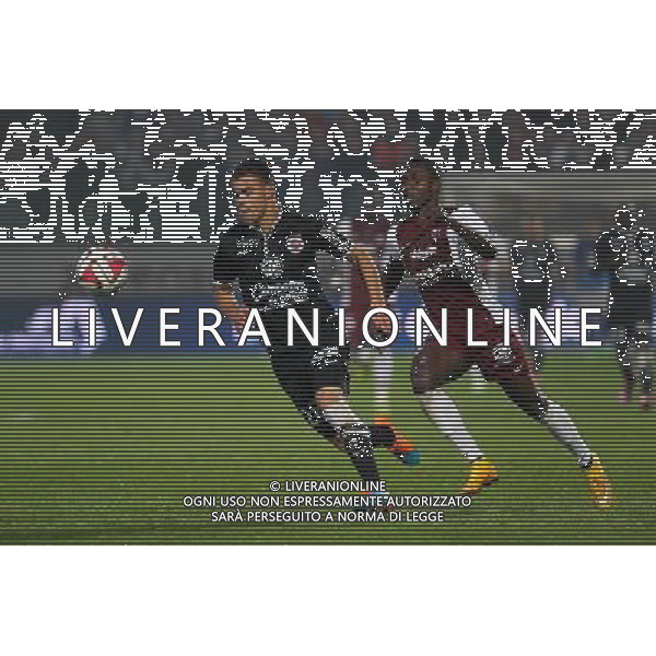Damien DA SILVA / Modibo MAIGA - 01.11.2014 - Metz / Caen - 12eme journee de Ligue 1 Photo : Fred Marvaux / Icon Sport AG ALDO LIVERANI SAS ONLY ITALY