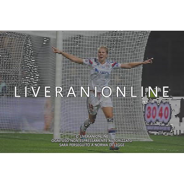 Joie Ada HEGERBERG - 01.11.2014 - Lyon / Paris Saint Germain - 8eme journee de Division 1 Photo : Jean Paul Thomas / Icon Sport AG ALDO LIVERANI SAS ONLY ITALY