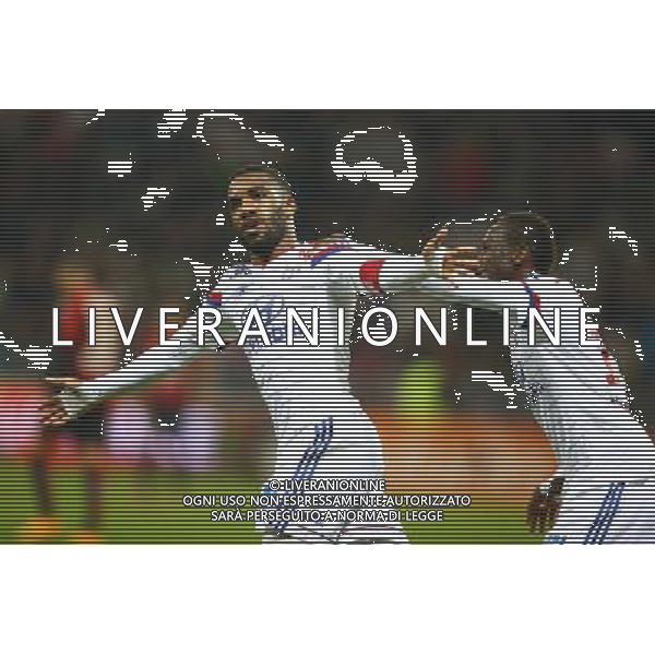 joie de Alexandre Lacazette - 01.11.2014 - Nice / Lyon - 12eme journee de Ligue 1 - Photo : Manuel Blondeau / Icon Sport AG ALDO LIVERANI SAS ONLY ITALY