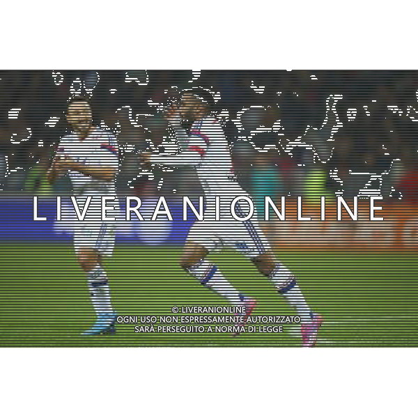 Joie Alexandre Lacazette - 01.11.2014 - Nice / Lyon - 12eme journee de Ligue 1 - Photo : Manuel Blondeau / Icon Sport AG ALDO LIVERANI SAS ONLY ITALY