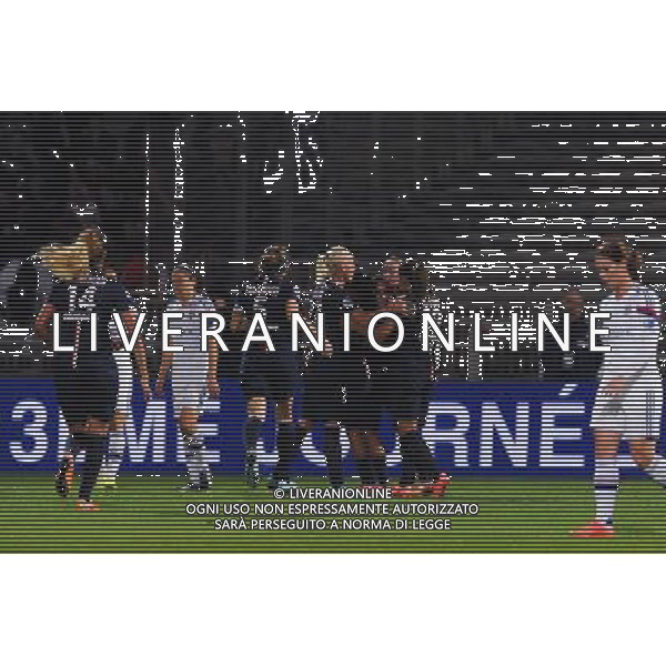 Joie PSG - 01.11.2014 - Lyon / Paris Saint Germain - 8eme journee de Division 1 Photo : Jean Paul Thomas / Icon Sport ag aldo liverani sas only italy