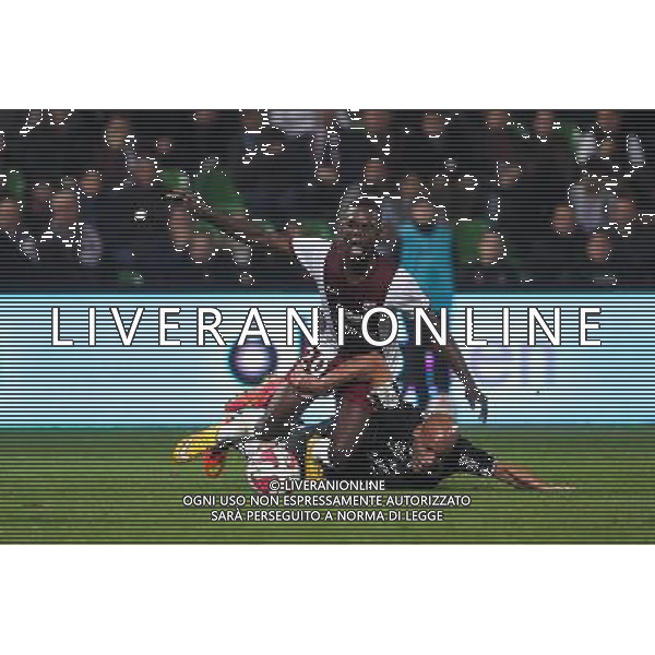 Modibo MAIGA / Ala eddine YAHIA - 01.11.2014 - Metz / Caen - 12eme journee de Ligue 1 - Photo : Fred Marvaux / Icon Sport ag aldo liverani sas only italy