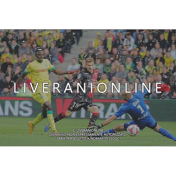 Goal Pedro HENRIQUE / Remy RIOU - 02.11.2014 - Nantes / Rennes - 12eme journee de Ligue 1 Photo : Vincent MICHEL / Icon Sport AG ALDO LIVERANI SAS ONLY ITALY
