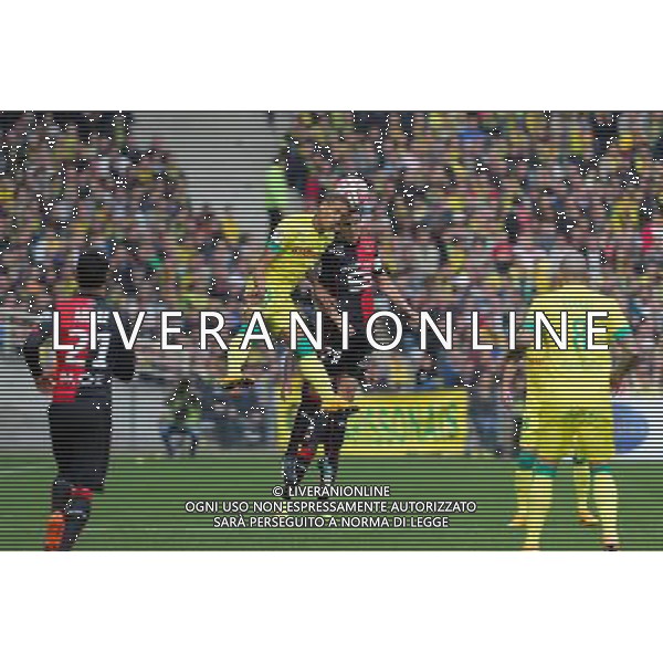 Yacine BAMMOU / Romain DANZE - 02.11.2014 - Nantes / Rennes - 12eme journee de Ligue 1 Photo : Vincent MICHEL / Icon Sport AG ALDO LIVERANI SAS ONLY ITALY