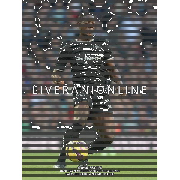 Burnley\'s Marvin Sordell in action during todays match Photographer Ian Cook/CameraSport Football - Barclays Premiership - Arsenal v Burnley - Saturday 1st November 2014 - Emirates Stadium - London © CameraSport - 43 Linden Ave. Countesthorpe. Leicester. England. LE8 5PG - Tel: +44 (0) 116 277 4147 - admin@camerasport.com - www.camerasport.com AG ALDO LIVERANI SAS ONLY ITALY