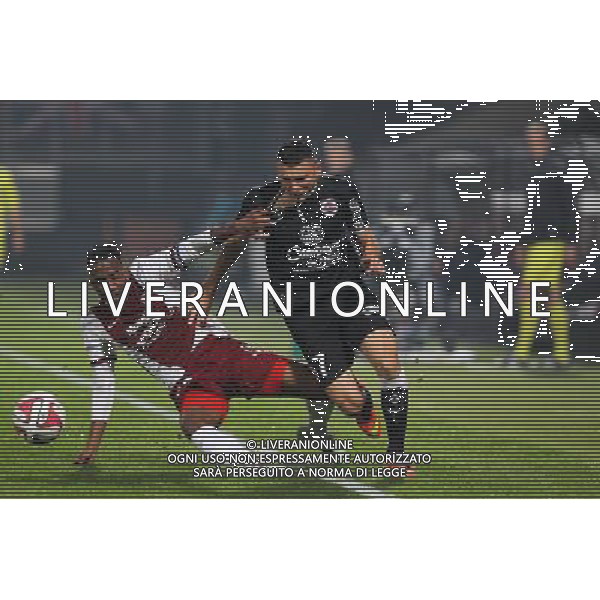 Romain METANIRE / Mathieu DUHAMEL - 01.11.2014 - Metz / Caen - 12eme journee de Ligue 1 - Photo : Fred Marvaux / Icon Sport AG ALDO LIVERANI SAS ONLY ITALY