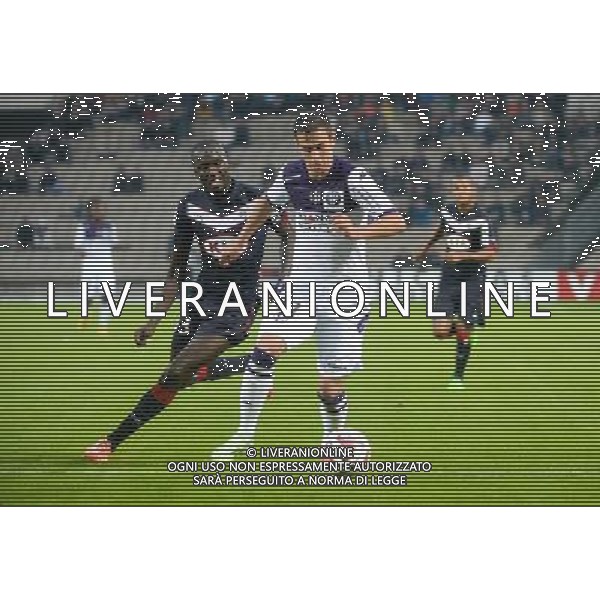 Aleksandar PESIC / Cedric YAMBERE - 02.11.2014 - Bordeaux / Toulouse - 12eme journee de Ligue 1 - Photo : Caroline Blumberg / Icon Sport AG ALDO LIVERANI SAS ONLY ITALY