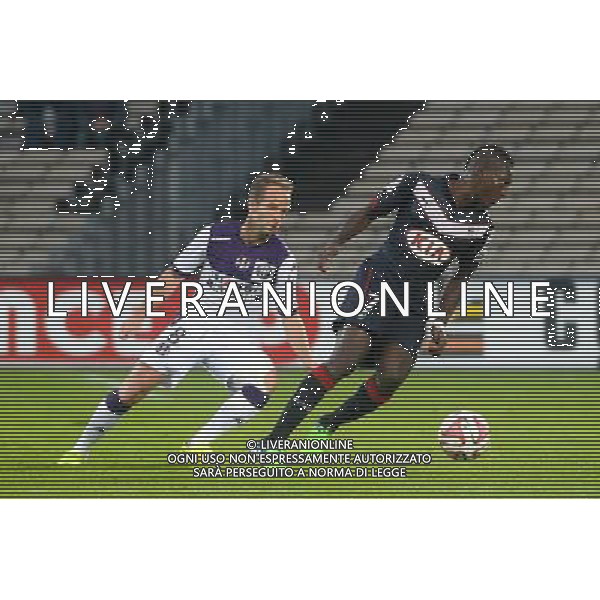 Etienne DIDOT / Abdou TRAORE - 02.11.2014 - Bordeaux / Toulouse - 12eme journee de Ligue 1 - Photo : Caroline Blumberg / Icon Sport AG ALDO LIVERANI SAS ONLY ITALY