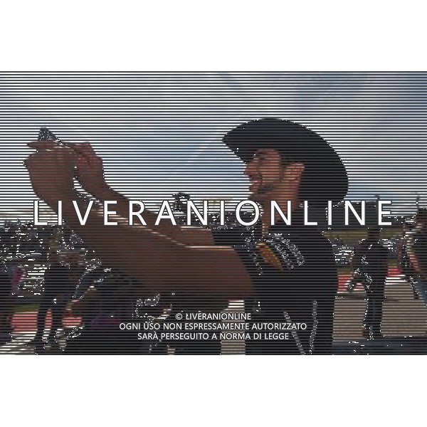 Daniel Ricciardo (AUS) Red Bull Racing on the drivers parade. 02.11.2014. Formula 1 World Championship, Rd 17, United States Grand Prix, Austin, Texas, USA, Race Day. AG ALDO LIVERANI SAS ONLY ITALY