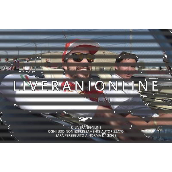 Fernando Alonso (ESP) Ferrari on the drivers parade. 02.11.2014. Formula 1 World Championship, Rd 17, United States Grand Prix, Austin, Texas, USA, Race Day. AG ALDO LIVERANI SAS ONLY ITALY