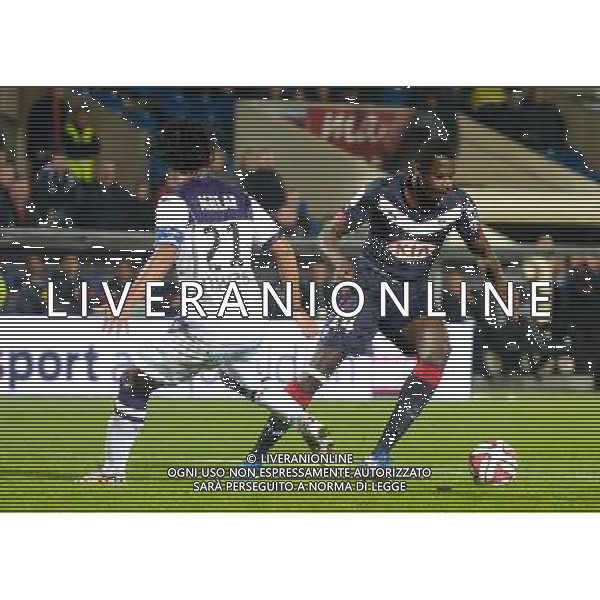Cheick DIABATE / Abel AGUILAR - 02.11.2014 - Bordeaux / Toulouse - 12eme journee de Ligue 1 - Photo : Caroline Blumberg / Icon Sport /AGENZIA ALDO LIVERANI SAS - ITALY ONLY - EDITORIAL USE ONLY