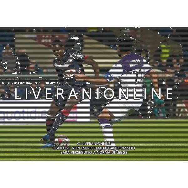 Cheick DIABATE / Abel AGUILAR - 02.11.2014 - Bordeaux / Toulouse - 12eme journee de Ligue 1 - Photo : Caroline Blumberg / Icon Sport /AGENZIA ALDO LIVERANI SAS - ITALY ONLY - EDITORIAL USE ONLY