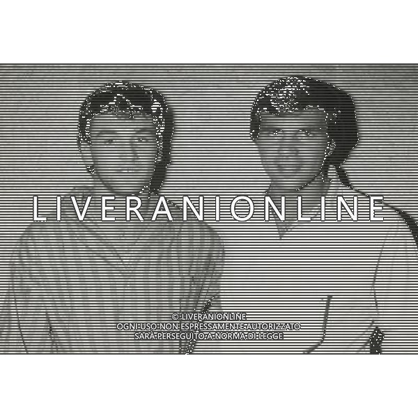 ARCHIVIO LIVERANI NELLA FOTO VINICIO VERZA CON GALBAGINIAG ALDO LIVERANI SAS