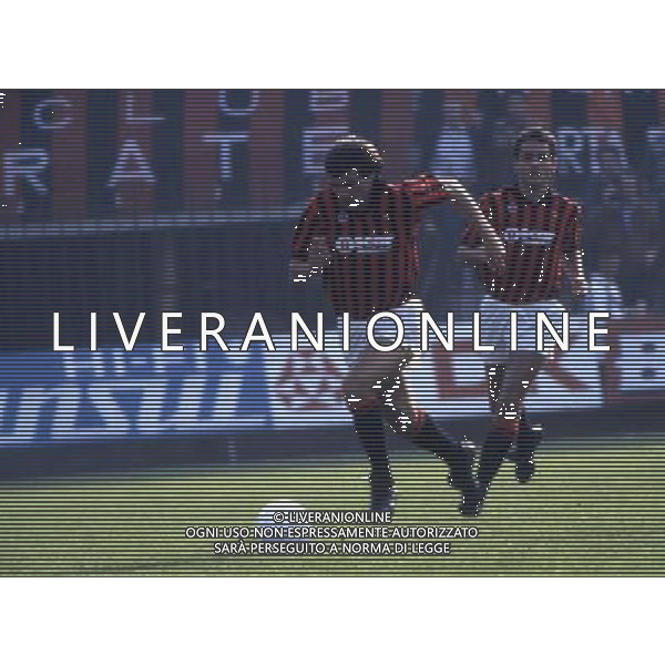 ARCHIVIO LIVERANI NELLA FOTO VINICIO VERZA CON LA MAGLIA DEL MILAN AG ALDO LIVERANI SAS