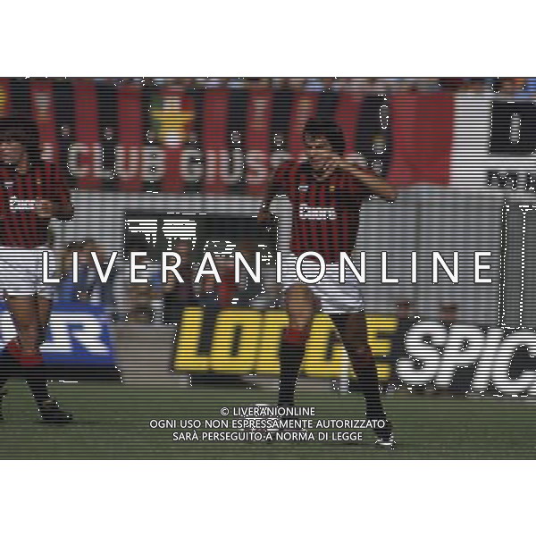 ARCHIVIO LIVERANI NELLA FOTO VINICIO VERZA CON LA MAGLIA DEL MILAN AG ALDO LIVERANI SAS