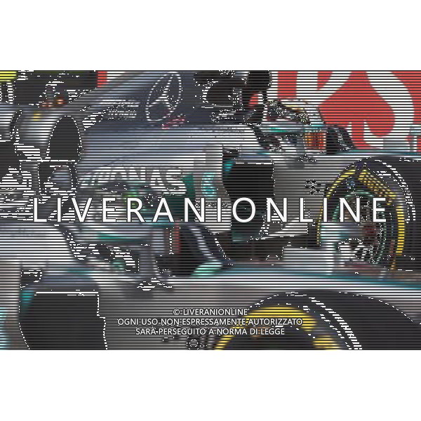 Nico Rosberg (GER) Mercedes AMG F1 W05 and team mate on the grid at the start of the race. 02.11.2014. Formula 1 World Championship, Rd 17, United States Grand Prix, Austin, Texas, USA, Race Day. /AGENZIA ALDO LIVERANI SAS - ITALY ONLY - EDITORIAL USE ONLY