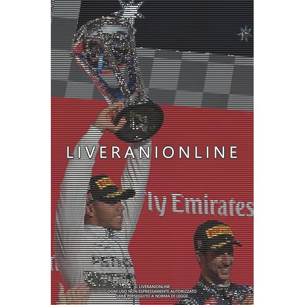 Lewis Hamilton (GBR), Mercedes AMG F1 Team and Daniel Ricciardo (AUS), Red Bull Racing 02.11.2014. Formula 1 World Championship, Rd 17, United States Grand Prix, Austin, Texas, USA, Race Day. /AGENZIA ALDO LIVERANI SAS - ITALY ONLY - EDITORIAL USE ONLY