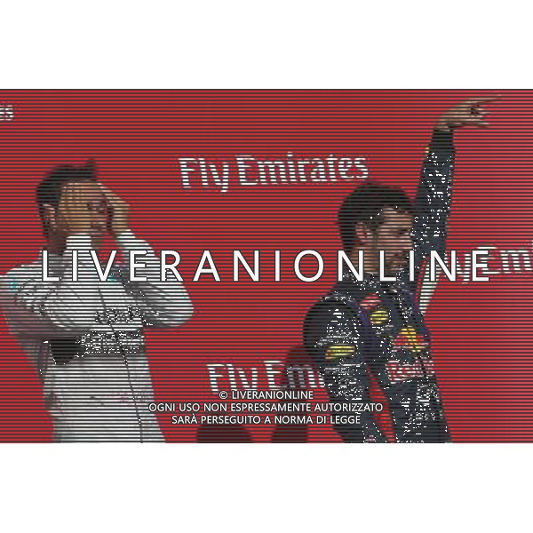 Lewis Hamilton (GBR), Mercedes AMG F1 Team and Daniel Ricciardo (AUS), Red Bull Racing 02.11.2014. Formula 1 World Championship, Rd 17, United States Grand Prix, Austin, Texas, USA, Race Day. /AGENZIA ALDO LIVERANI SAS - ITALY ONLY - EDITORIAL USE ONLY