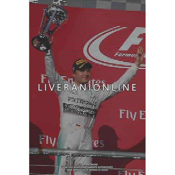 2nd place Nico Rosberg (GER) Mercedes AMG F1 W05. 02.11.2014. Formula 1 World Championship, Rd 17, United States Grand Prix, Austin, Texas, USA, Race Day. /AGENZIA ALDO LIVERANI SAS - ITALY ONLY - EDITORIAL USE ONLY