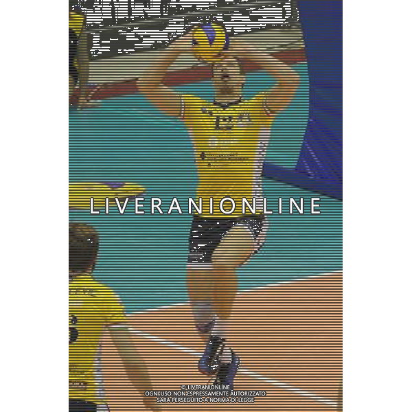 Campionato SuperLega UnipolSai - 4Â° giornata Assago (Milano) 2-11-2014 Mediolanum Forum Revivre Milano vs Modena Volley nella foto Pieter Verhees (Modena Volley) foto Roberto Garavaglia - ag. Aldo Liverani sas