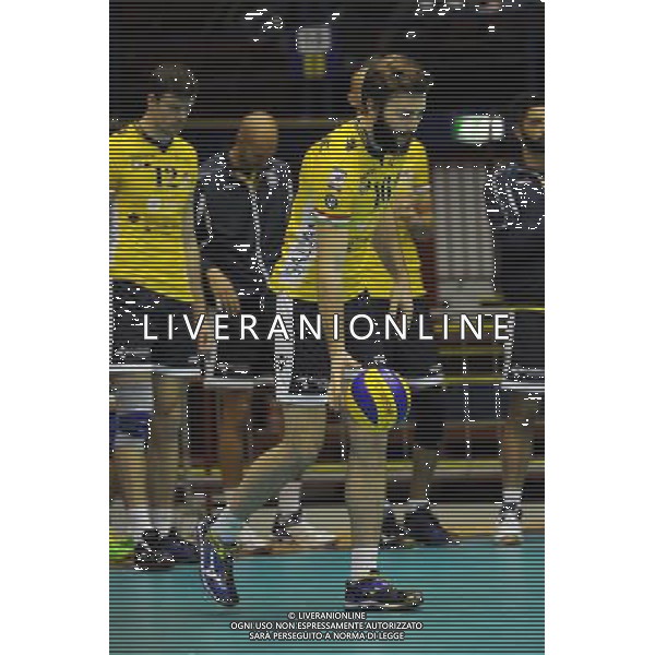 Campionato SuperLega UnipolSai - 4Â° giornata Assago (Milano) 2-11-2014 Mediolanum Forum Revivre Milano vs Modena Volley nella foto Uros Kovacevic (Modena Volley) foto Roberto Garavaglia - ag. Aldo Liverani sas