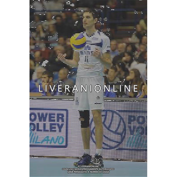 Campionato SuperLega UnipolSai - 4Â° giornata Assago (Milano) 2-11-2014 Mediolanum Forum Revivre Milano vs Modena Volley nella foto Giorgio De Togni (Revivre Milano) foto Roberto Garavaglia - ag. Aldo Liverani sas