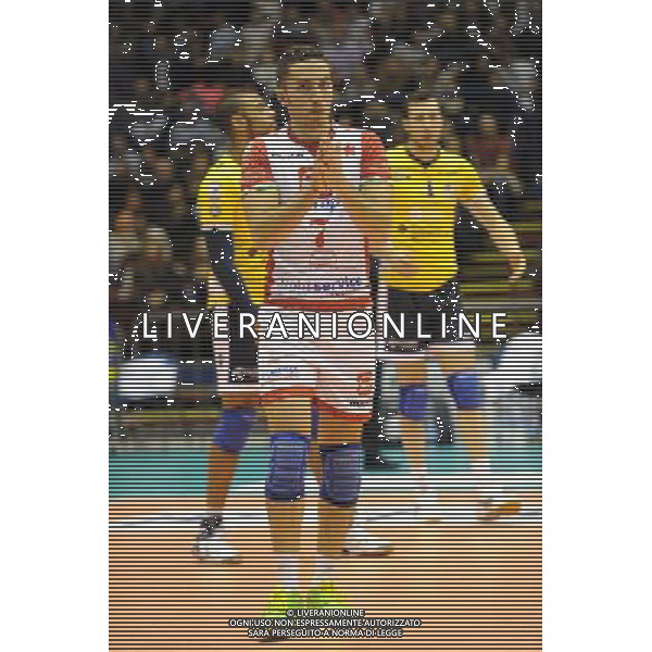 Campionato SuperLega UnipolSai - 4Â° giornata Assago (Milano) 2-11-2014 Mediolanum Forum Revivre Milano vs Modena Volley nella foto Salvatore Rossini (Modena Volley) foto Roberto Garavaglia - ag. Aldo Liverani sas