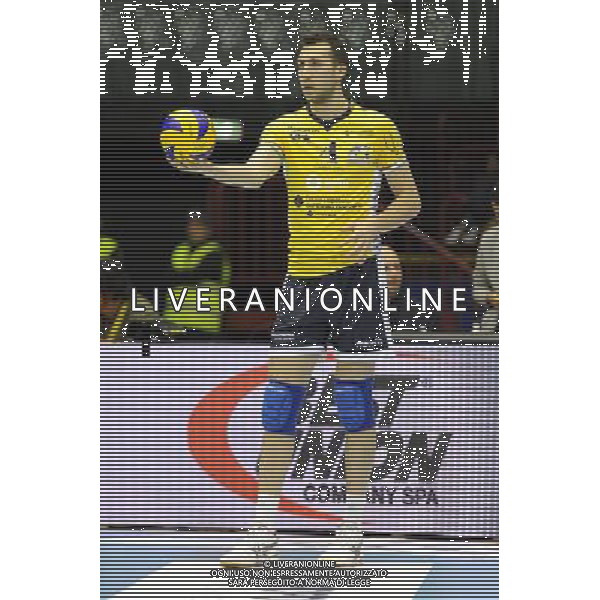 Campionato SuperLega UnipolSai - 4Â° giornata Assago (Milano) 2-11-2014 Mediolanum Forum Revivre Milano vs Modena Volley nella foto Nemanja Petric (Modena Volley) foto Roberto Garavaglia - ag. Aldo Liverani sas