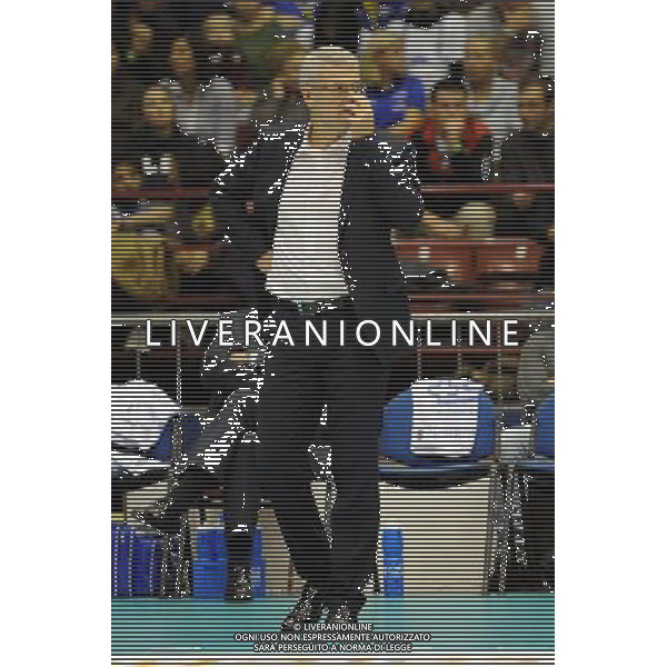 Campionato SuperLega UnipolSai - 4Â° giornata Assago (Milano) 2-11-2014 Mediolanum Forum Revivre Milano vs Modena Volley nella foto Marco Maranesi allenatore della Revivre Milano foto Roberto Garavaglia - ag. Aldo Liverani sas