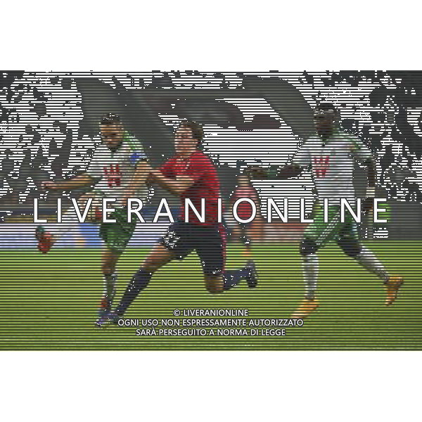 Loic PERRIN / Michael FREY - 01.11.2014 - Lille / Saint Etienne - 12eme journee Ligue 1 Photo : Dave Winter / Icon Sport AG ALDO LIVERANI SAS ONLY ITALY