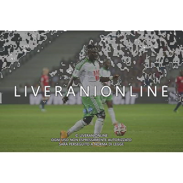 Moustapha SALL - 01.11.2014 - Lille / Saint Etienne - 12eme journee Ligue 1 Photo : Dave Winter / Icon Sport AG ALDO LIVERANI SAS ONLY ITALY