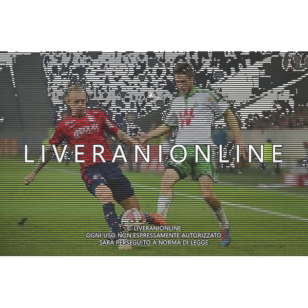 Simon KJAER / Ricky VAN WOLFSWINKEL - 01.11.2014 - Lille / Saint Etienne - 12eme journee Ligue 1 Photo : Dave Winter / Icon Sport AG ALDO LIVERANI SAS ONLY ITALY