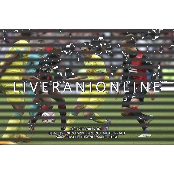 Alejandro BEDOYA / Anders KONRADSEN - 02.11.2014 - Nantes / Rennes - 12eme journee Ligue 1 Photo : Vincent Michel / Icon Sport AG ALDO LIVERANI SAS ONLY ITALY