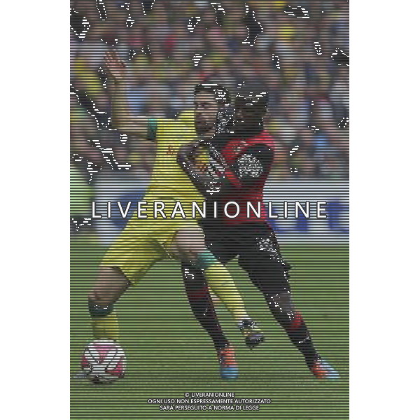 Olivier VEIGNEAU / Abdoulaye DOUCOURE - 02.11.2014 - Nantes / Rennes - 12eme journee Ligue 1 Photo : Vincent Michel / Icon Sport AG ALDO LIVERANI SAS ONLY ITALY