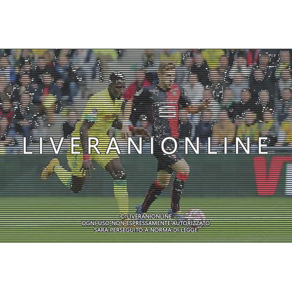 Papi DJILOBODJI / Pedro HENRIQUE - 02.11.2014 - Nantes / Rennes - 12eme journee Ligue 1 Photo : Vincent Michel / Icon Sport AG ALDO LIVERANI SAS ONLY ITALY