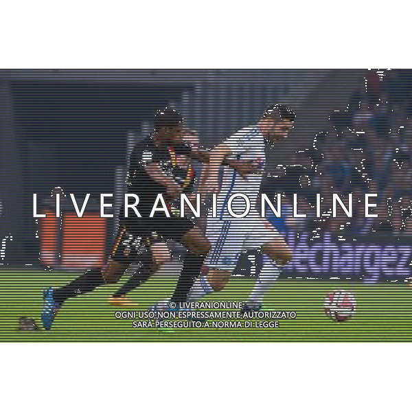 Ludovic BAAL / Andre Pierre GIGNAC - 02.11.2014 - Marseille / Lens - 12eme journee de Ligue 1 - Photo : Gaston Petrelli / Icon Sport AG ALDO LIVERANI SAS ONLY ITALY