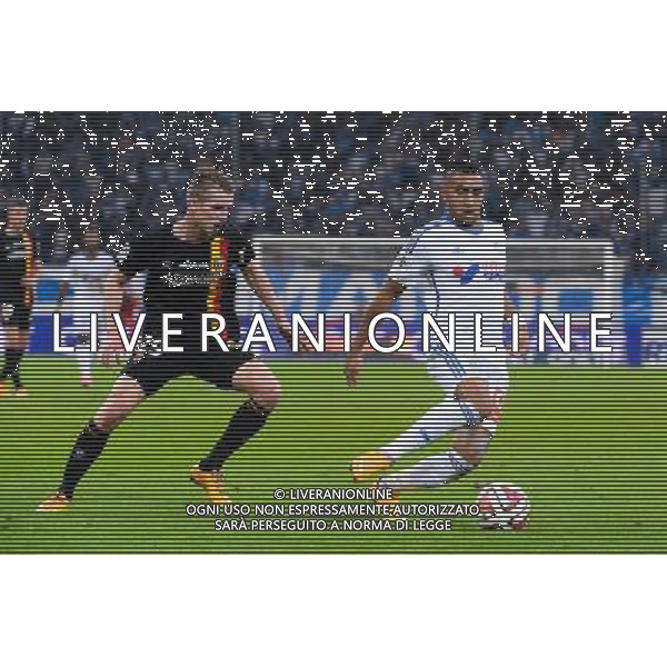 Benjamin BOURIGEAUD / Dimitri PAYET - 02.11.2014 - Marseille / Lens - 12eme journee de Ligue 1 - Photo : Gaston Petrelli / Icon Sport AG ALDO LIVERANI SAS ONLY ITALY
