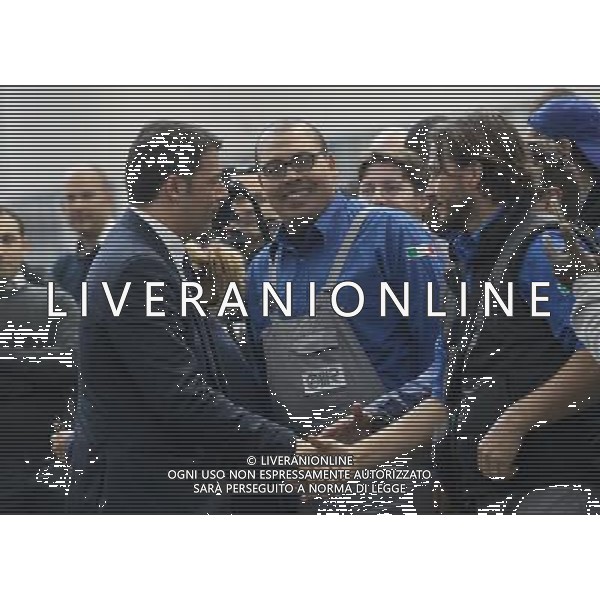 La visita del Premier Matteo Renzi alla ditta OMR a Brescia 03 Novembre 2014 ©Fotolive simone venezia/AGENZIA ALDO LIVERANI SAS