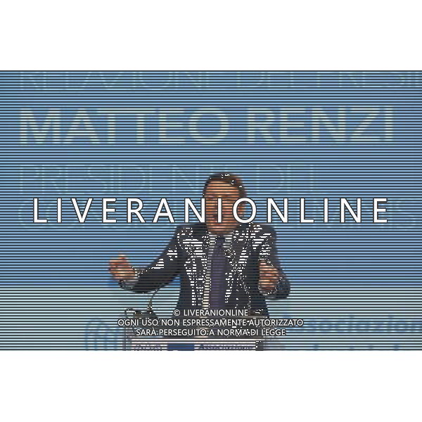 La visita del Premier Matteo Renzi all\'assemblea annuale dell\'AIB presso la ditta Palazzoli a Brescia 03 Novembre 2014 ©Fotolive Christian Penocchio/AGENZIA ALDO LIVERANI SAS