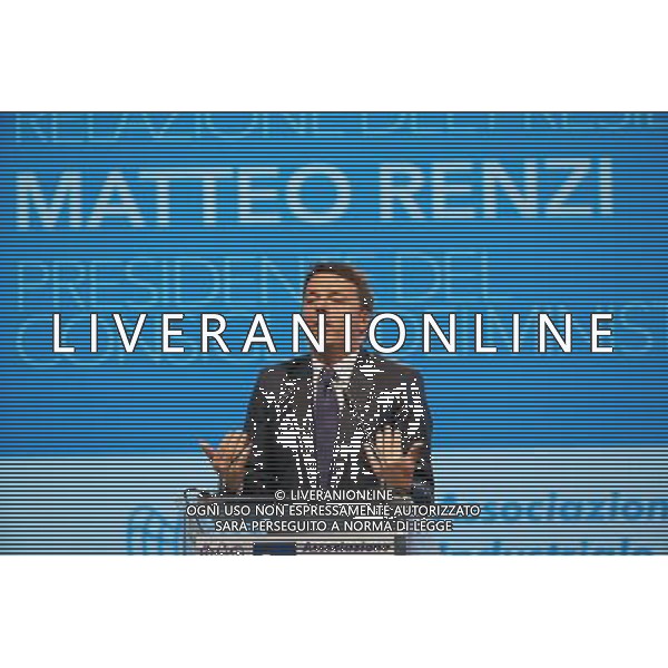 La visita del Premier Matteo Renzi all\'assemblea annuale dell\'AIB presso la ditta Palazzoli a Brescia 03 Novembre 2014 ©Fotolive Christian Penocchio/AGENZIA ALDO LIVERANI SAS