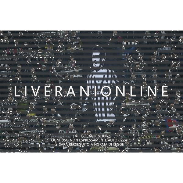 UEFA Champions League 2014/2015 Gruppo A Torino - 04.11.2014 Juventus-Olympiacos Nella Foto:Tifosi Juventus Bandiera Scirea /Ph.Vitez-Ag. Aldo Liverani