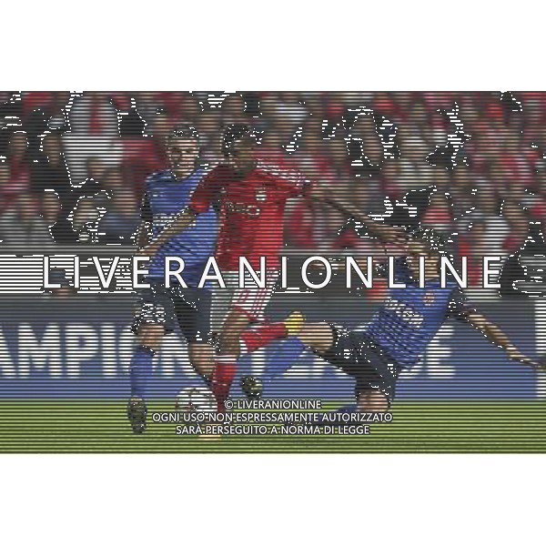 Anderson Talisca / Joao Moutinho - 04.11.2014 - Benfica / Monaco - Champions League Photo : Carlos Rodrigues / Icon Sport AG ALDO LIVERANI SAS ONLY ITALY *** Local Caption ***