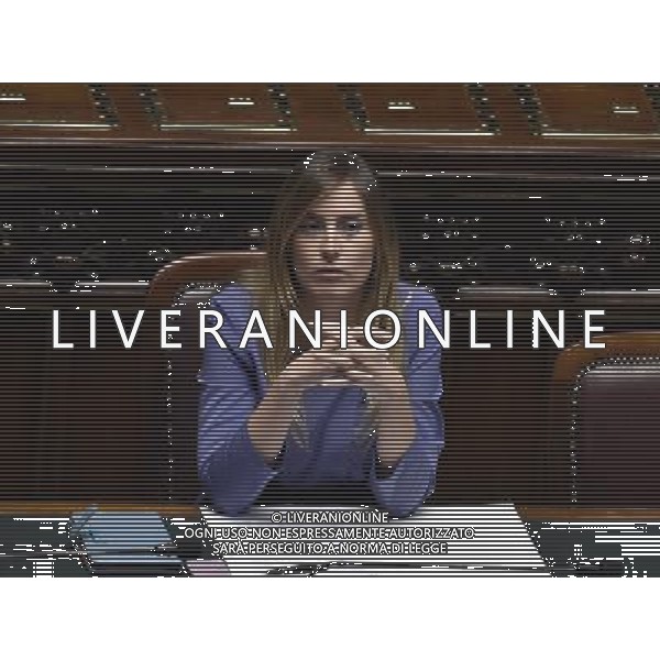 ROMA 05-11-2014 CAMERA DEI DEPUTATI-CONVERSIONE IN LEGGECON MODIFICAZIONE DEL DECRETO LEGGE 12 SETTEMBRE 2014 132 RECANTE MISURA URGENTE DEGIURISDIZIONALIZZAZIONE ED ALTRI INTERVENTI PER LA DEFINIZIONE DELL\'ARRETRATO IN MATERIA DEL PROCESSO CIVILE. NELLA FOTO MARIA ELENA BOSCHI FOTO FABRIZIO CORRADETTI-AG ALDO LIVERANI SAS