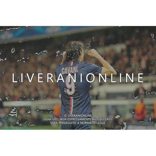 Joie Edinson CAVANI - 05.11.2014 - Paris Saint Germain / Apoel Nicosie - Champions League Photo : Aurelien Meunier / Icon Sport /AGENZIA ALDO LIVERANI SAS - ITALY ONLY - EDITORIAL USE ONLY