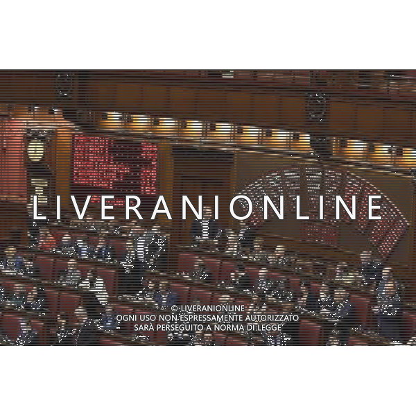 Roma - 06/11/2014 - Montecitorio - Voto finale sulla Riforma Giustizia Civile - nella foto: Il tabellone con il risultato della votazione /Ph. Fabrizio Corradetti - Ag. Aldo Liverani sas