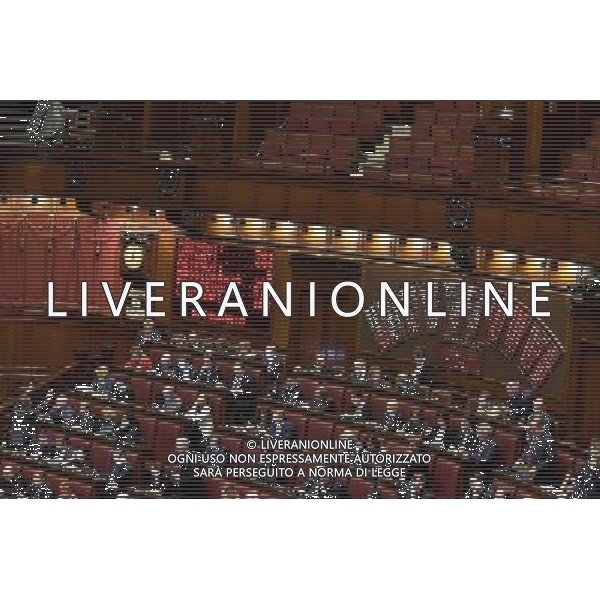 Roma - 06/11/2014 - Montecitorio - Voto finale sulla Riforma Giustizia Civile - nella foto: Il tabellone con il risultato della votazione /Ph. Fabrizio Corradetti - Ag. Aldo Liverani sas