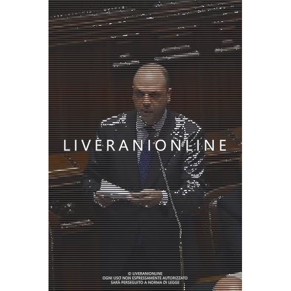 Mozione di sfiducia nei confronti del ministro degll\'Interno Alfano, per gli scontri tra polizia, operai delle Acciaierie di Terni e sindacalisti Camera dei Deputati Roma 05 novembre 2014 ©Corradetti/AGENZIA ALDO LIVERANI SAS
