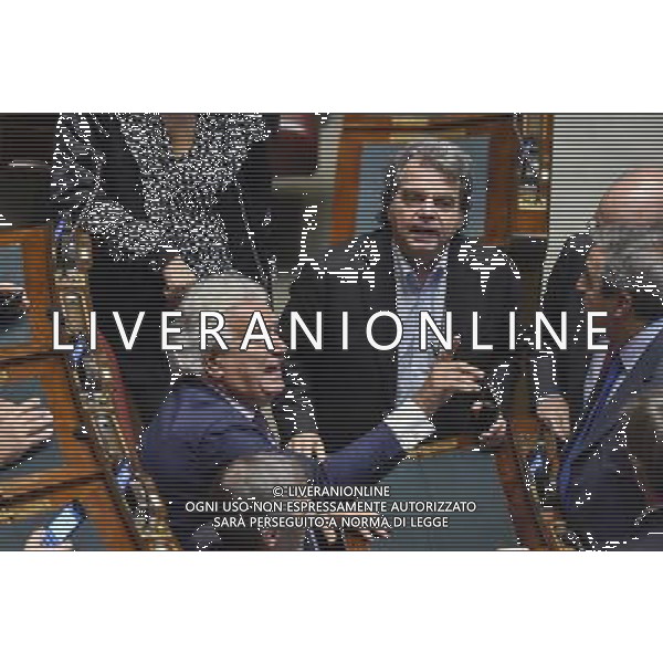 Roma - 06/11/2014 - Montecitorio - Seduta comune per l\'elezione dei giudici della Corte Costituzionale e componenti del CSM - nella foto: Denis Verdini parla con Renato Brunetta e Maurizio Gasparri /Ph. Fabrizio Corradetti - Ag. Aldo Liverani sas