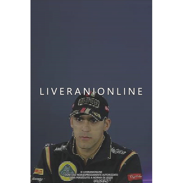 Pastor Maldonado (VEN), Lotus F1 Team during the FIA press conference 06.11.2014. Formula 1 World Championship, Rd 18, Brazilian Grand Prix, Sao Paulo, Brazil, Preparation Day. AG ALDOL IVERANI SAS ONLY ITALY